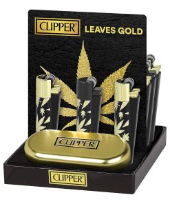 Clipper Classic Metal — Gold Leaves