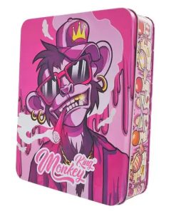 Monkey King Large Metal Storage Box – Bubblegum Edition