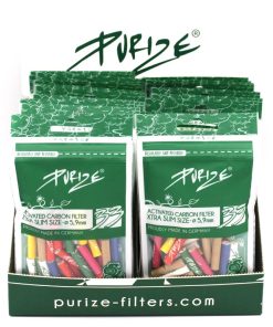 Alternative view of Purize Filters – XTRA Slim Size Color Mix (20 x 33pcs).