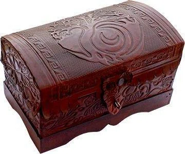 Lederbox mit Baum des Lebens – Bild 2