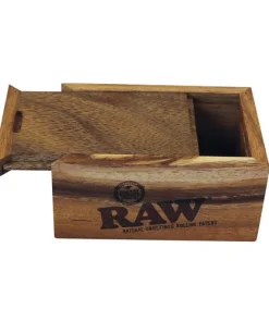 Alternative view of RAW Holzdose mit Schiebedeckel