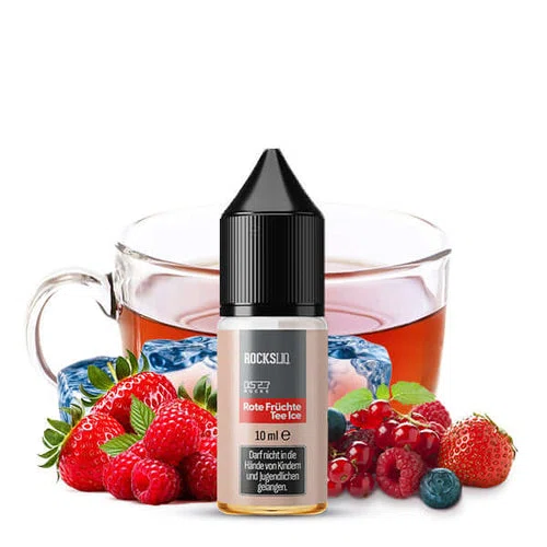 KTS ROCKSLIQ – Rote Früchte Ice Tee – Nikotinsalz Liquid 10 ml