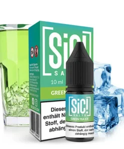 SIC! Green Tea Ice Nikotinsalz Liquid – 10 ml / 20mg